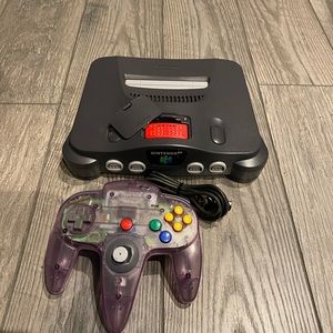 N64 Console and Controller